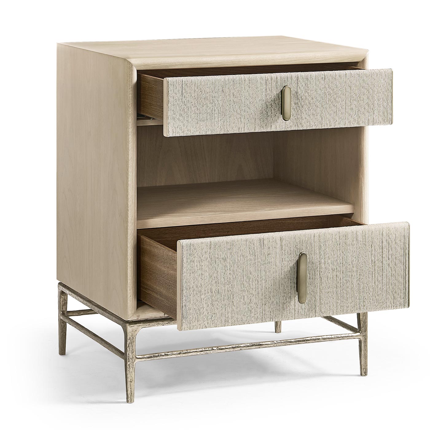 Clapotis Danish Cord Narrow Nightstand