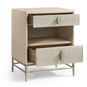 Clapotis Danish Cord Narrow Nightstand