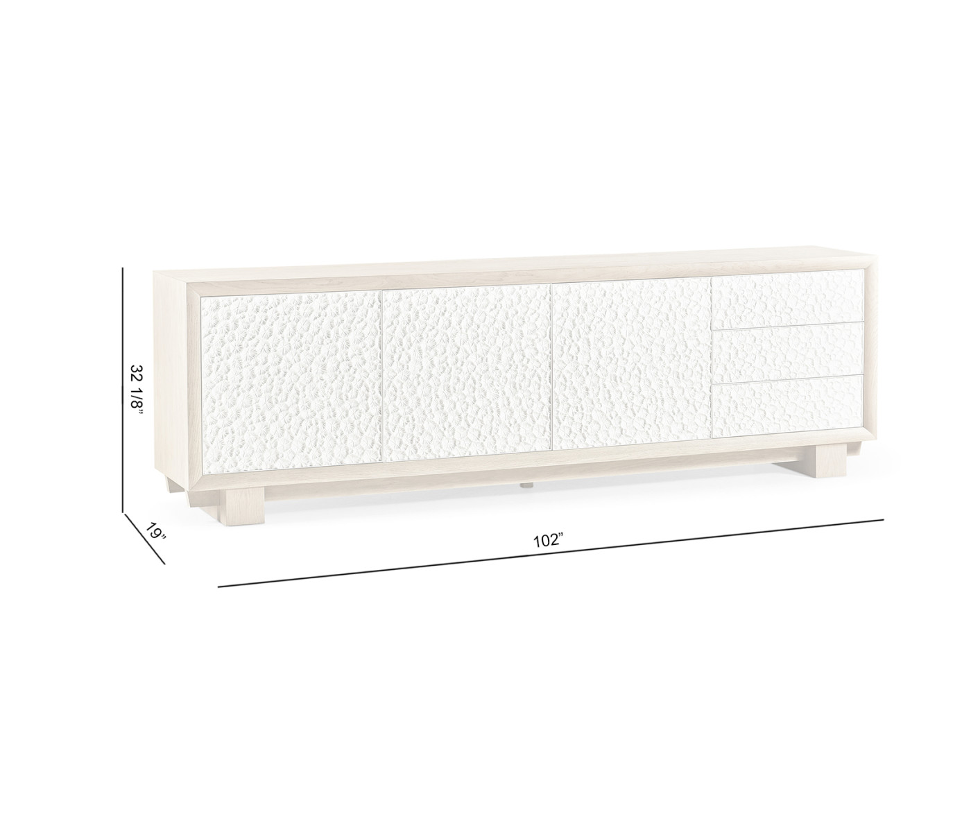 Pelagic Sculpted Entertainment Console