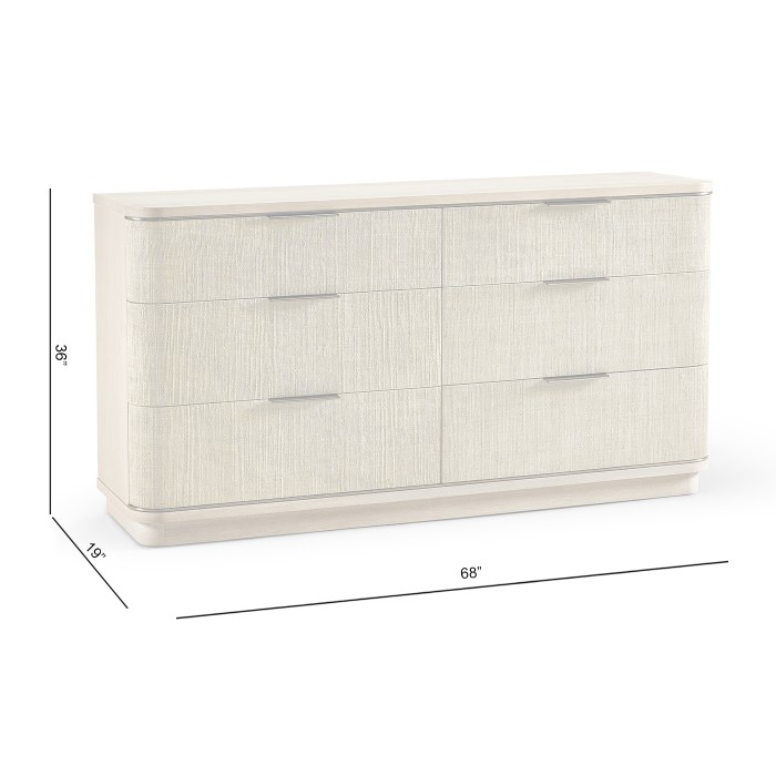 Grasscloth Dresser