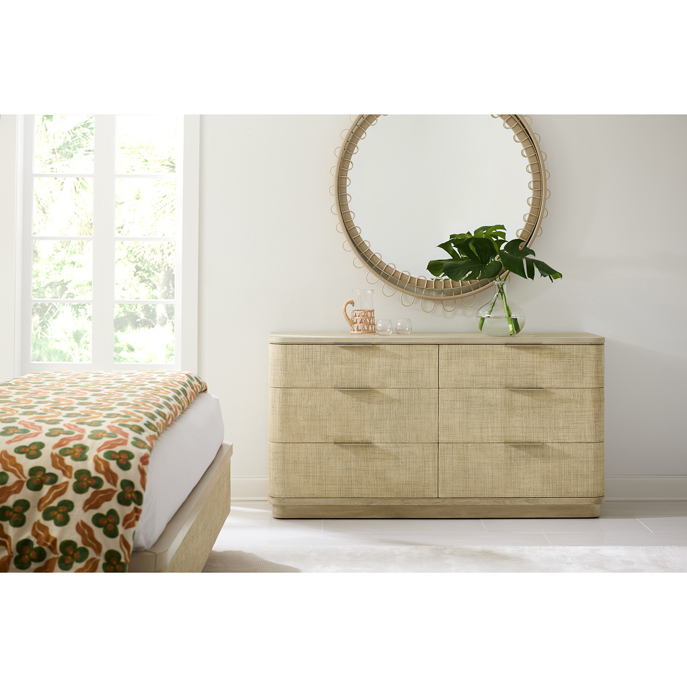Grasscloth Dresser