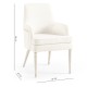 Shoal Linen & Grasscloth Host Chair