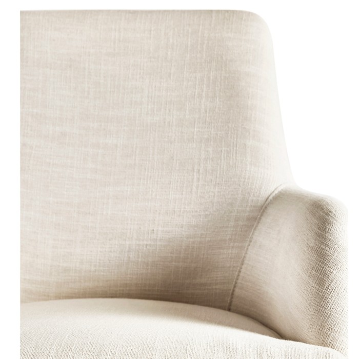 Shoal Linen & Grasscloth Host Chair