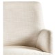 Shoal Linen & Grasscloth Host Chair