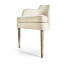 Shoal Linen & Grasscloth Host Chair