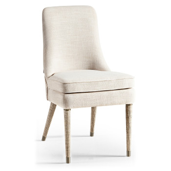 Shoal Linen & Grasscloth Side Chair