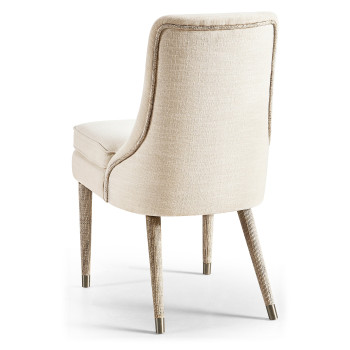 Shoal Linen & Grasscloth Side Chair