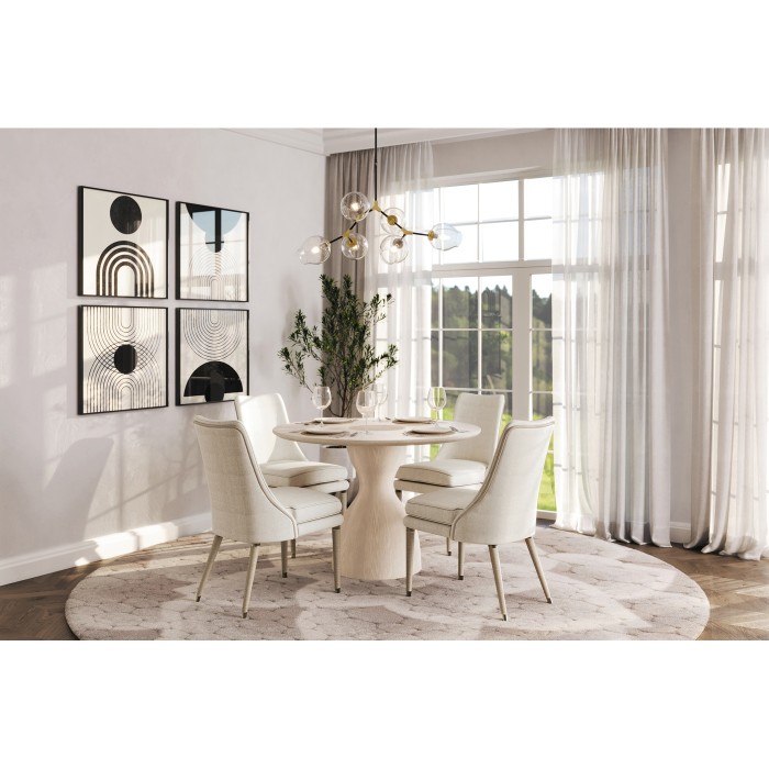 Shoal Linen & Grasscloth Side Chair