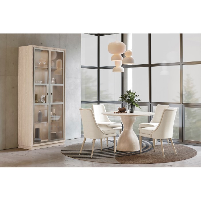 Shoal Linen & Grasscloth Side Chair