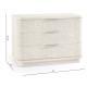 Seiche Large Grasscloth Nightstand