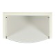 Coy Glass Shelf Nightstand