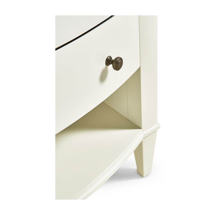 Coy Glass Shelf Nightstand