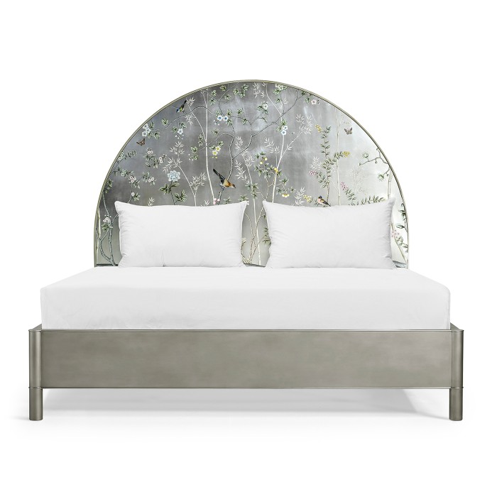 Shimmering Moon Half Round Panel UK King Bed
