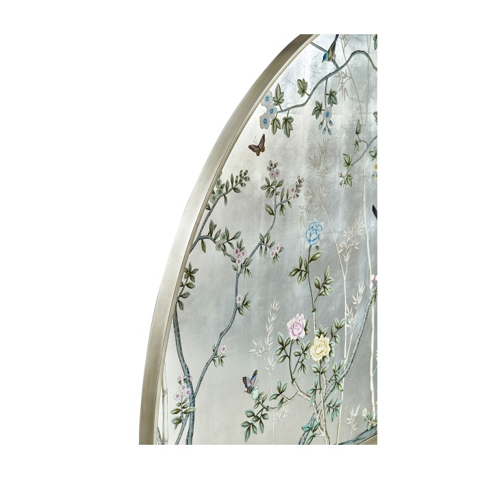 Shimmering Moon Half Round Panel UK King Bed