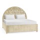 Moon Flower Carved UK King Bed