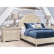 Moon Flower Carved UK King Bed