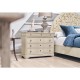 Moon Flower Carved UK King Bed