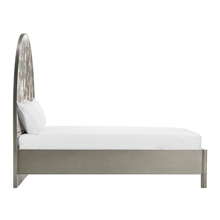 Shimmering Moon Half Round Panel Bed