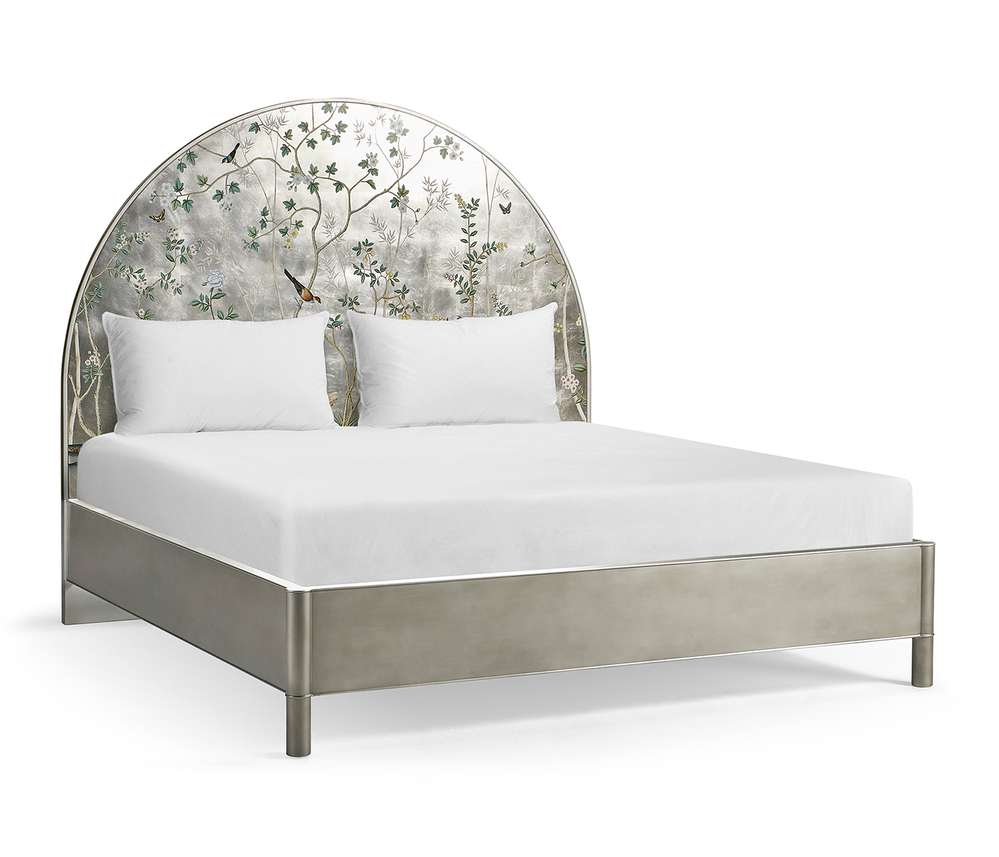 Shimmering Moon Half Round Panel Bed