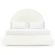 Bas Relief Half Round Panel Bed