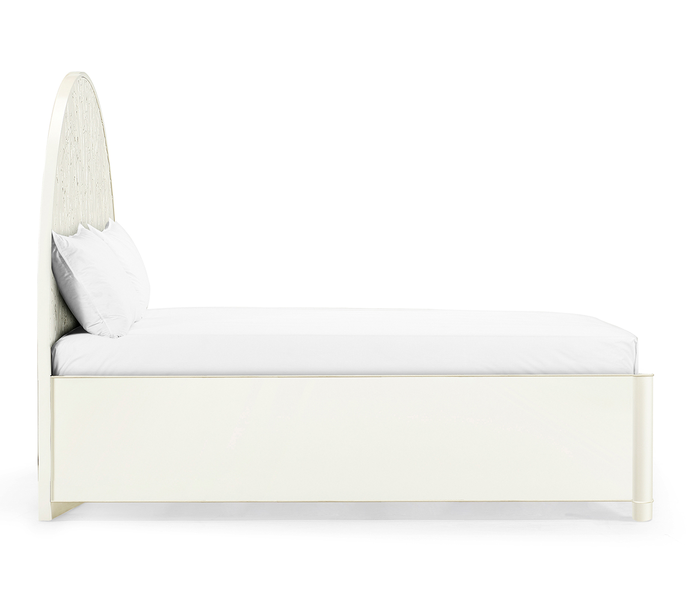 Bas Relief Half Round Panel Bed