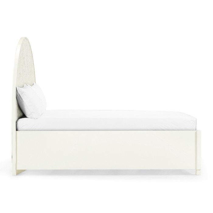 Bas Relief Half Round Panel Bed