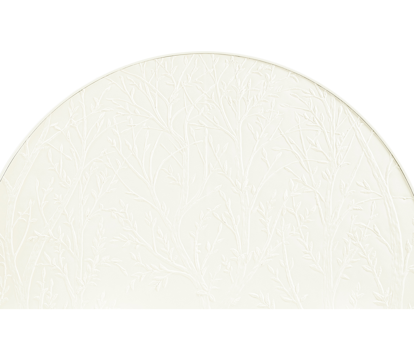 Bas Relief Half Round Panel Bed