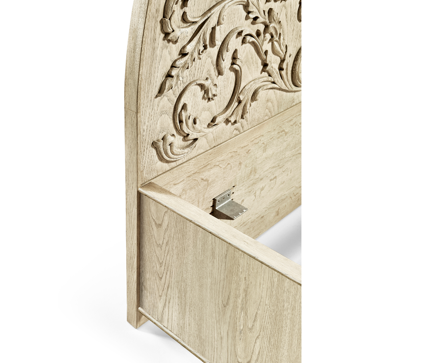 Moon Flower Carved Bed