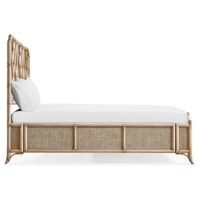 Tropical Tracery Chippendale Bamboo Bed