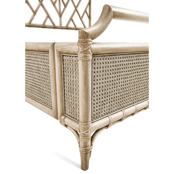 Tropical Tracery Chippendale Bamboo Bed