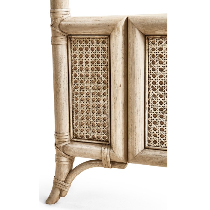 Tropical Tracery Chippendale Bamboo Bed