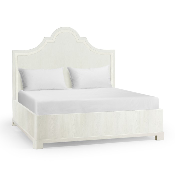 Pastoral Painted Panel UK King Bed