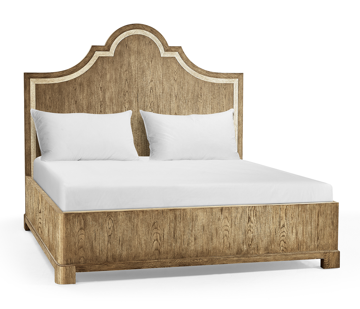 Pastoral Painted Panel UK King Bed