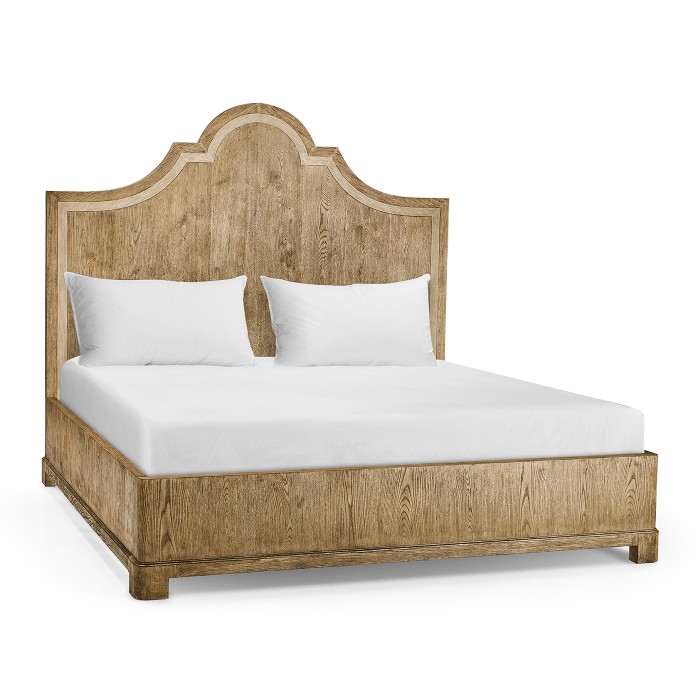 Pastoral Painted Panel Bed