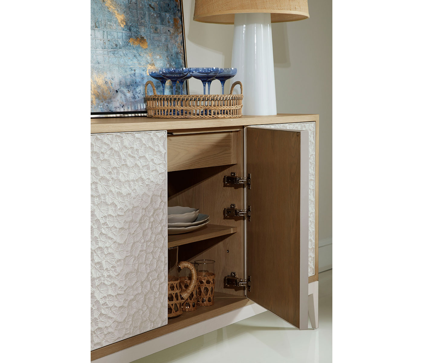 Pelagic Sculpted Credenza