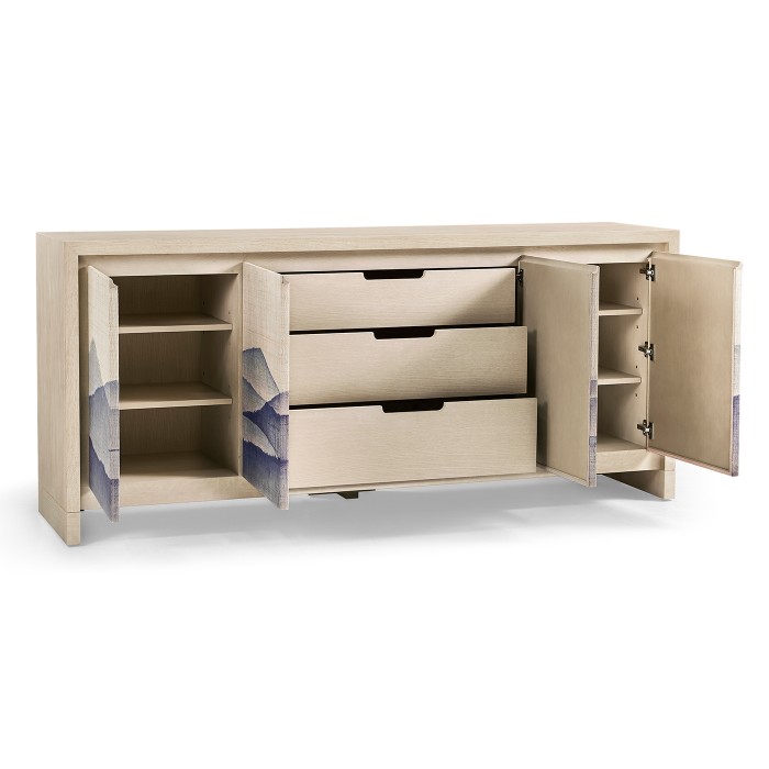 Watercolor Woven Front Credenza