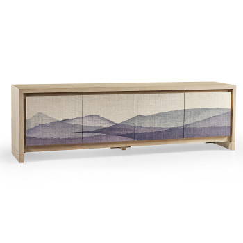 Watercolor Woven Front Console