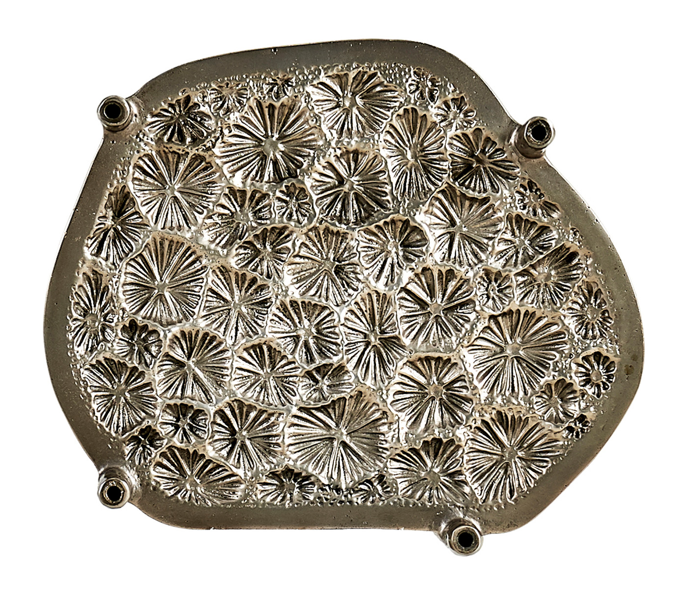 Estuary Cast Coral Spot Table