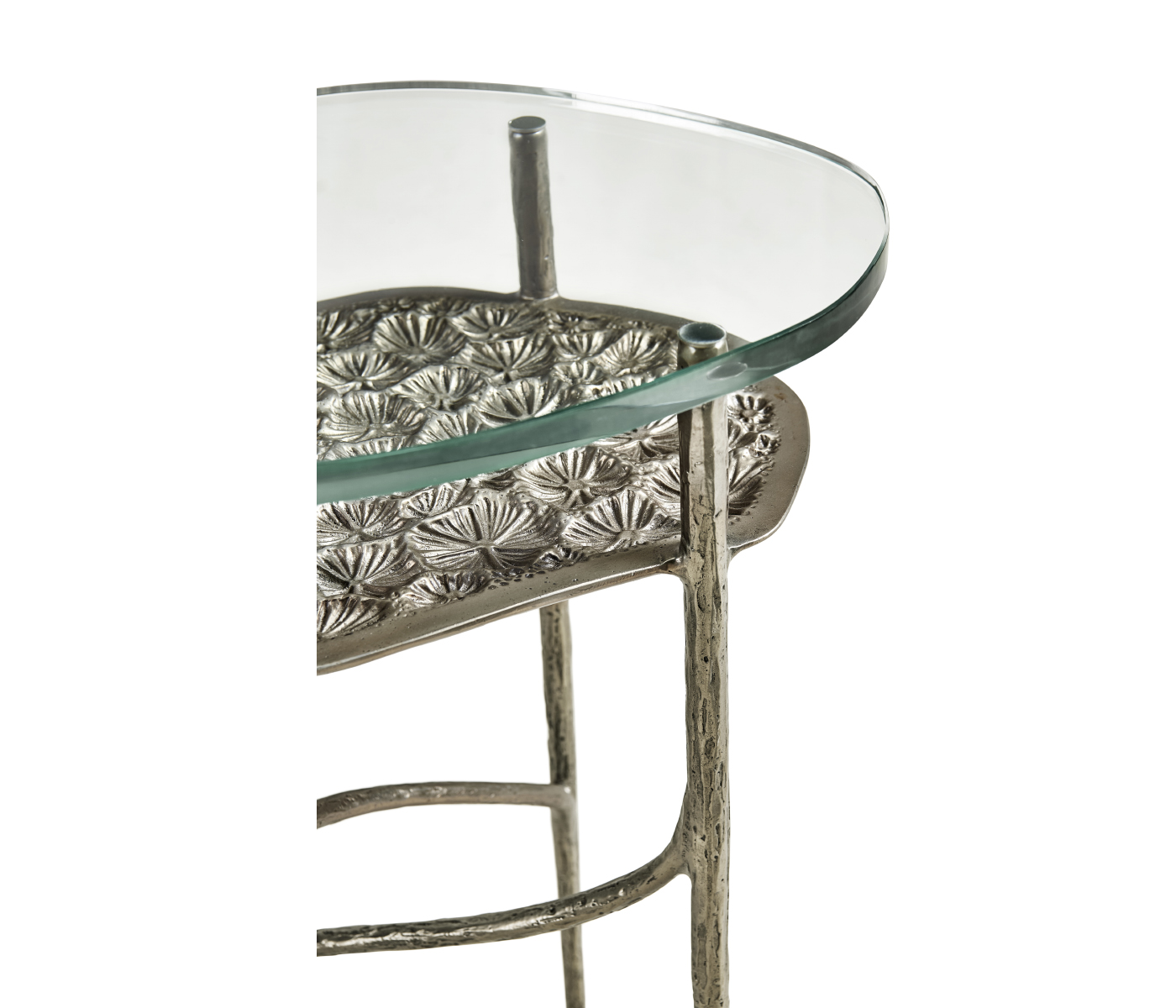 Estuary Cast Coral Spot Table