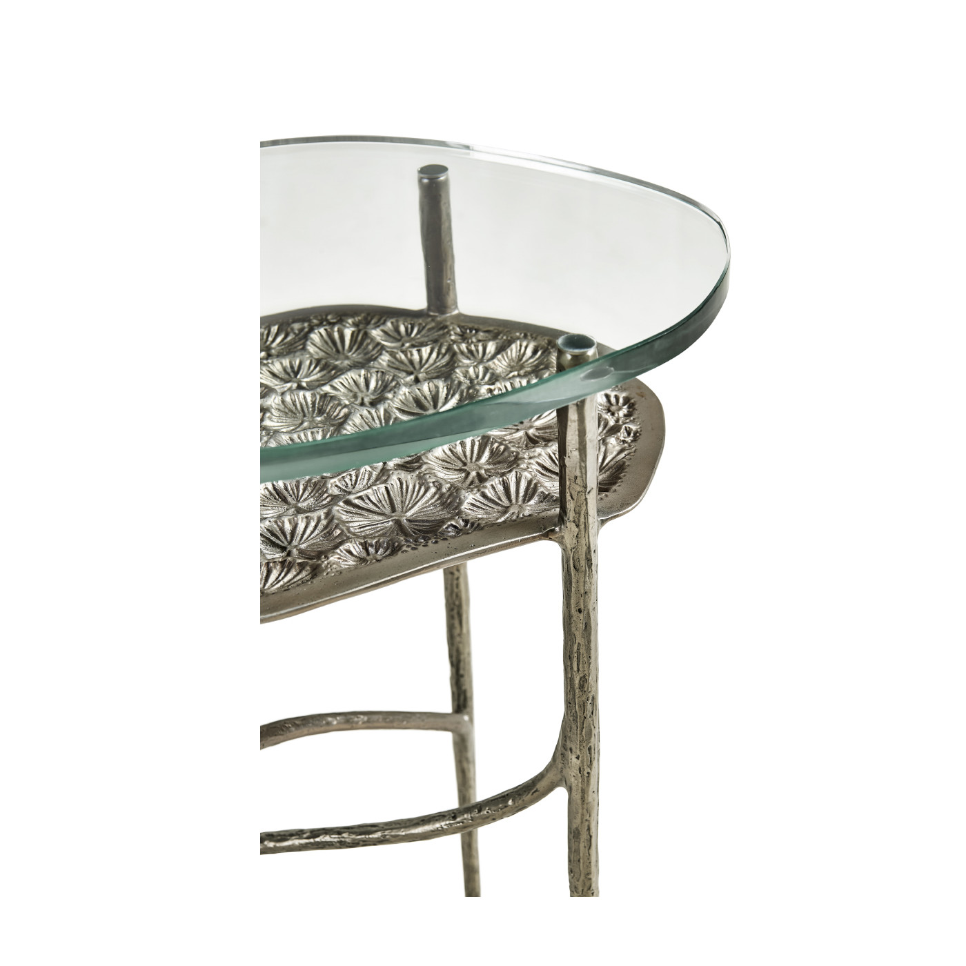 Estuary Cast Coral Spot Table