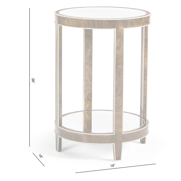 Jacques Round End Table