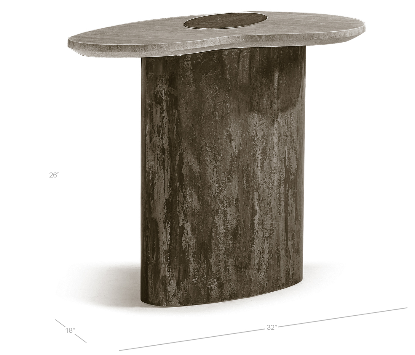 Cairn End Table