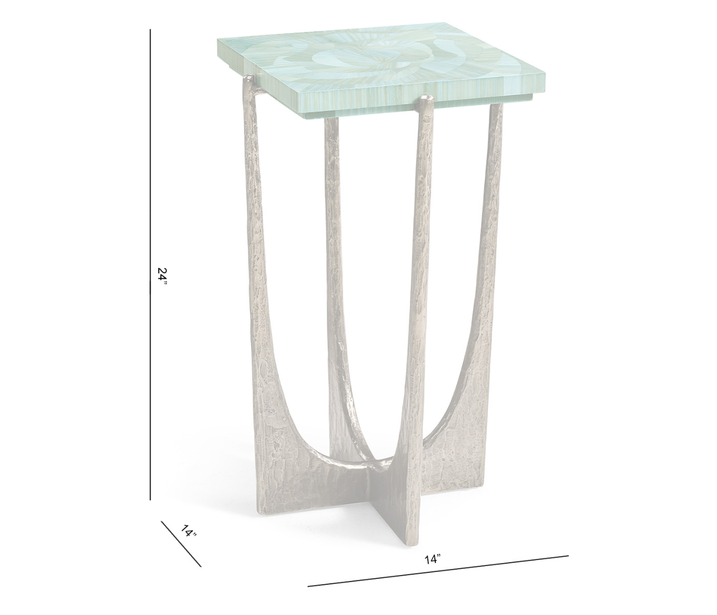 Seaglass Martini Table
