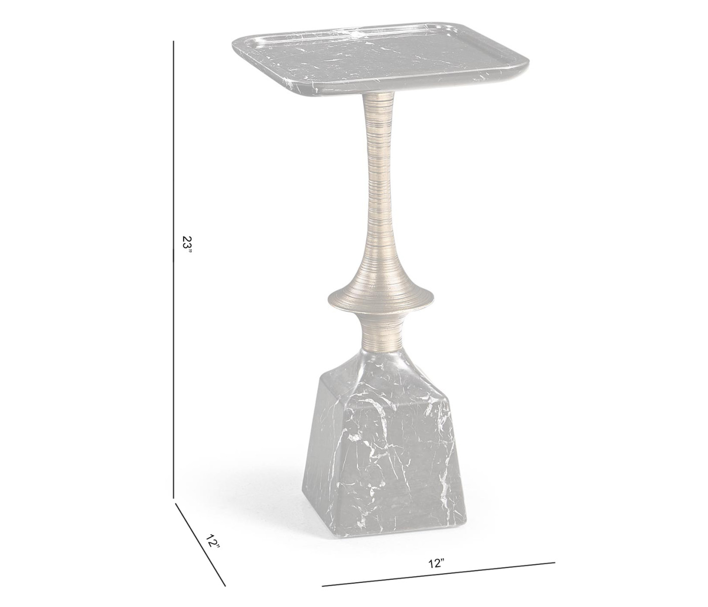 Stone Harbor Martini Table - Black