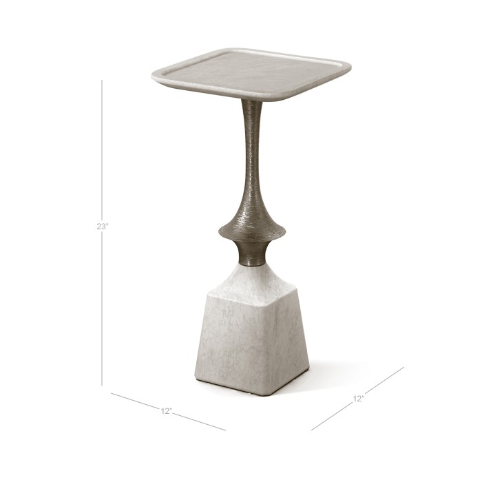 Stone Harbor Martini Table - White