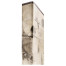 Truett High Pedestal Table Black And White