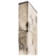 Truett High Pedestal Table Black And White