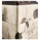 Truett High Pedestal Table Black And White