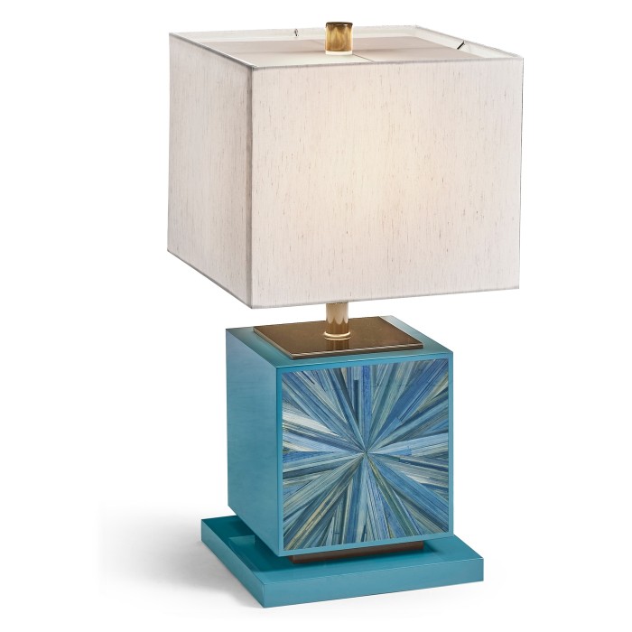 Sapphire Cube Table Lamp