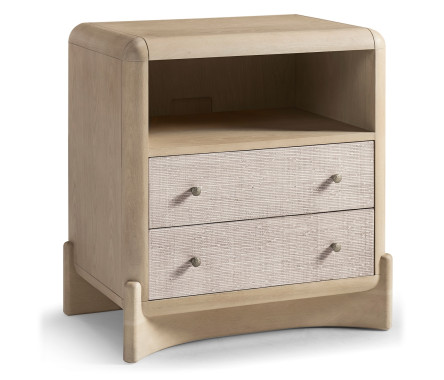 Keel Raffia Nightstand